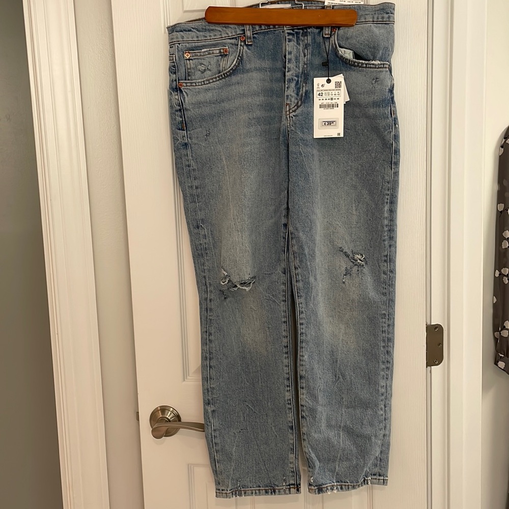 Zara Ripped THE NEW SLIM jeans
